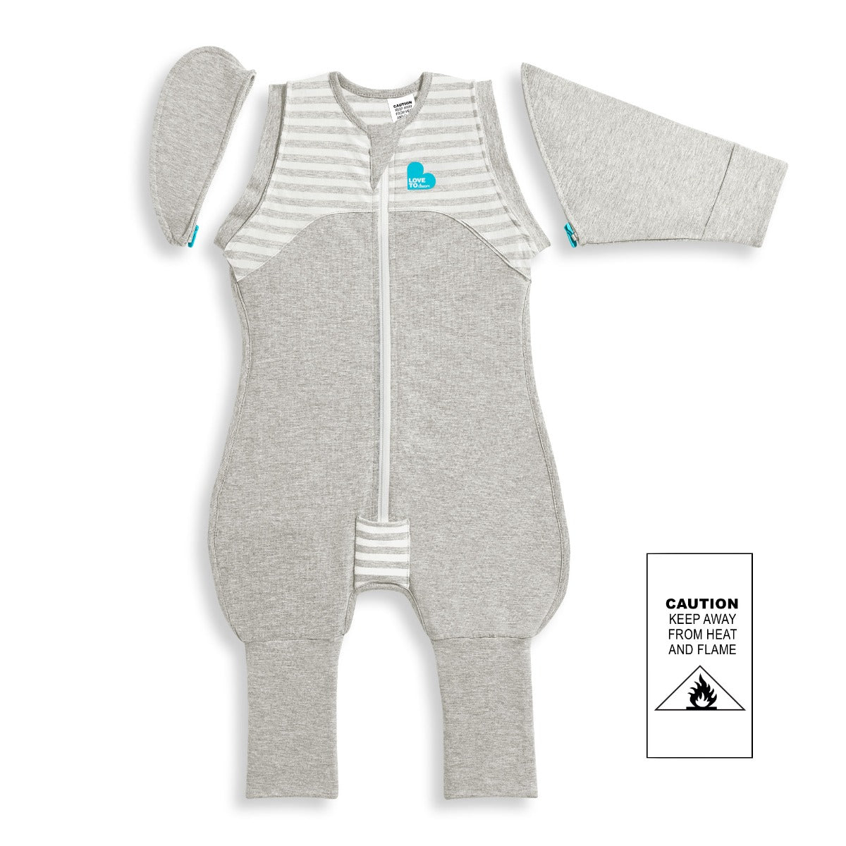 Love to Dream Swaddle Up™ Transition Suit 1.0 TOG - Grey - Extra Large