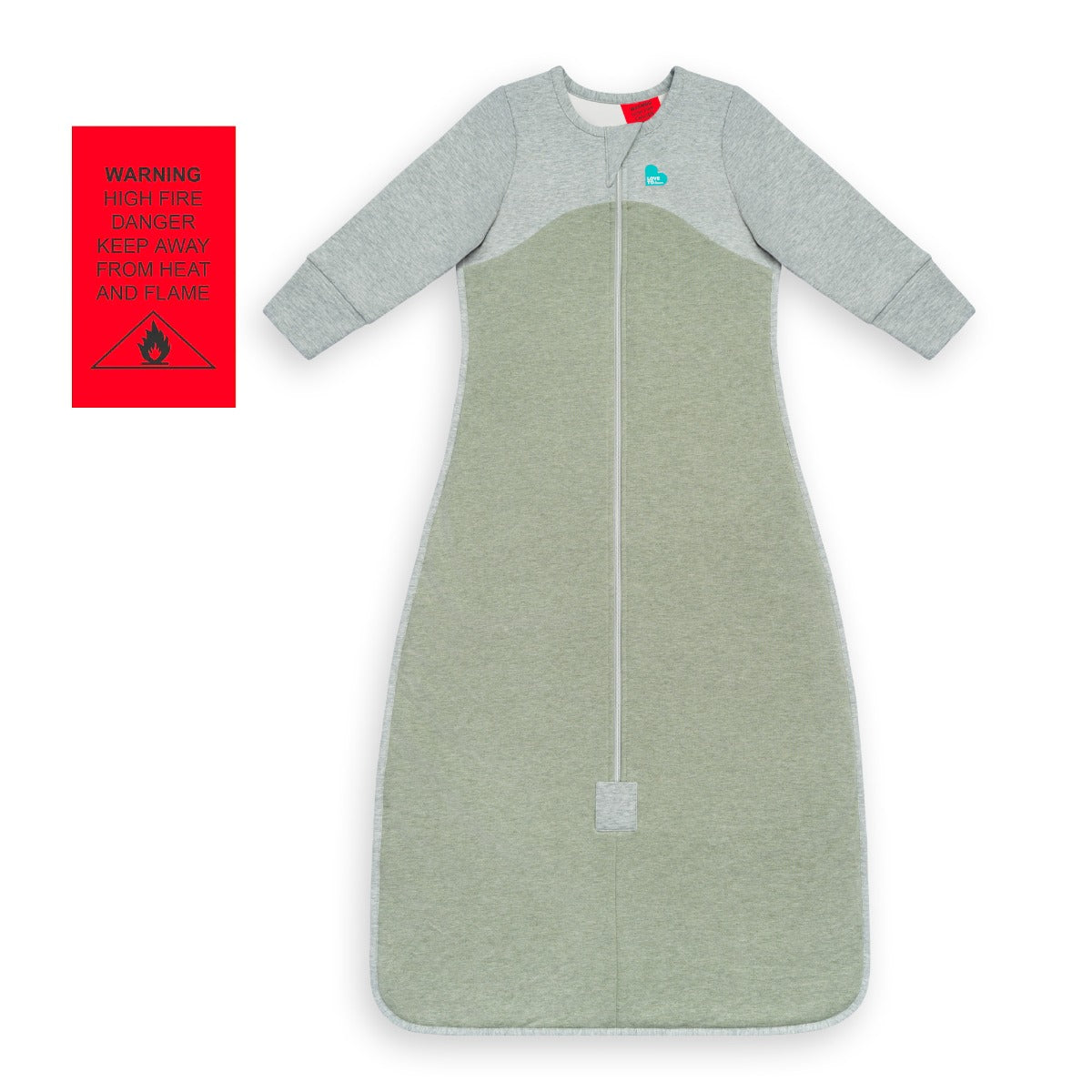 Love to Dream Sleep Bag™ Organic Long Sleeve 1.0 TOG - Olive - 6-12m
