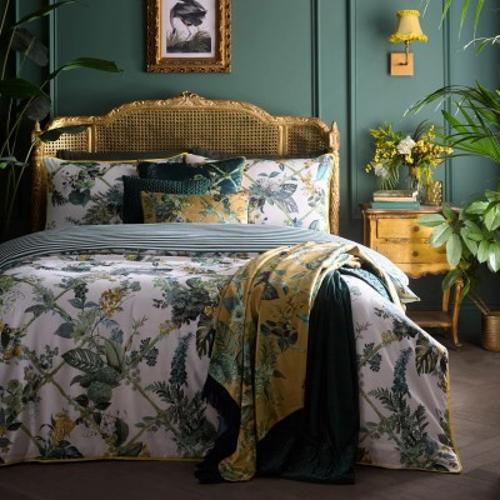 Laurence Llewelyn-Bowen -  Cotswold Fantasia Dawn Green 55x55cm Cushion Cover