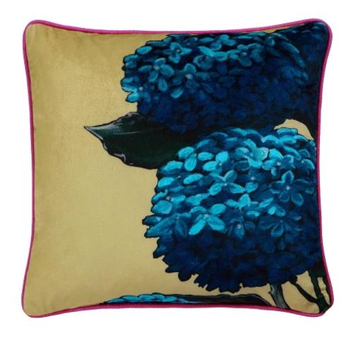 Laurence Llewelyn-Bowen -  Hiyah Hydrangea Lime 43x43cm Cushion Cover