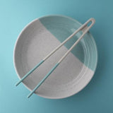 Taylors Silicone Tongs 29cm - Buttermilk/Turquoise