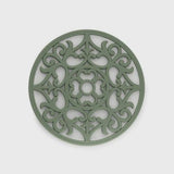 Taylors Vintage Round Silicone Trivet & Placemat - Sage