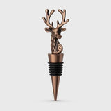 Taylors Taproom Stag Wine Stopper - Matt Copper