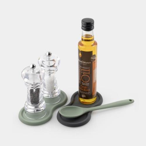 Taylors Silicone Mill, Bottle & Spoon Rest - Graphite