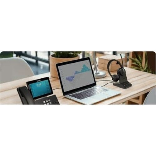 Yealink DECT WIRELESS (WH64) MS STEREO HEADSET WITH BASE (1208674)
