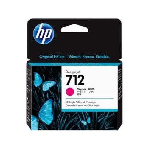 HP 712 29-ml Magenta DesignJet Ink Cartridge (3ED68A)
