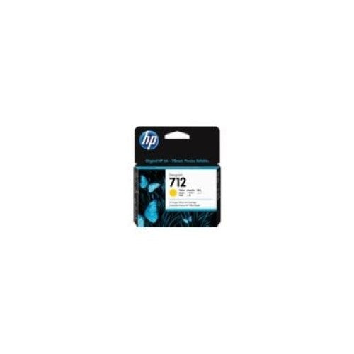 HP 712 29-ml Yellow DesignJet Ink Cartridge (3ED69A)