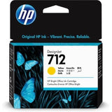 HP 712 29-ml Yellow DesignJet Ink Cartridge (3ED69A)