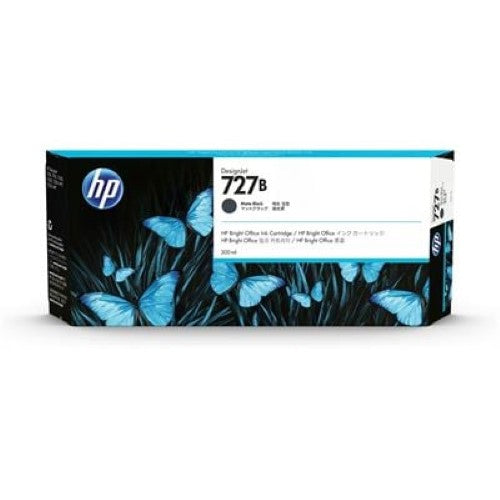 HP 727B 300ml Matte Black Ink Cartridge (3WX19A)