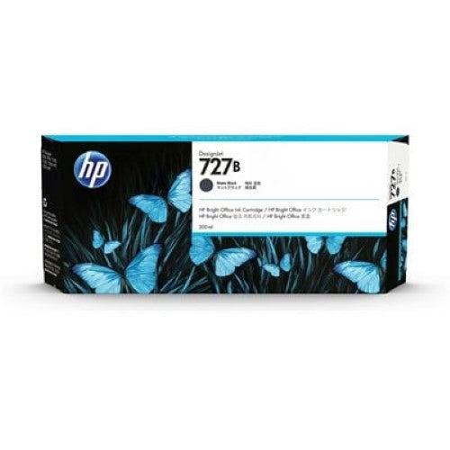 HP 727B 300ml Matte Black Ink Cartridge (3WX19A)
