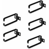 5-Pack 1U Cable Management D-Ring Hooks