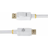 StarTech.com 1.8m White VESA Certified DP 1.2 Cable (DP12-CABLE-6FTW)