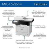 Brother MFCL5915DW 50ppm Mono Laser MFC Printer WiFi (MFCL5915DW)