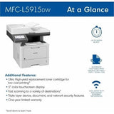 Brother MFCL5915DW 50ppm Mono Laser MFC Printer WiFi (MFCL5915DW)