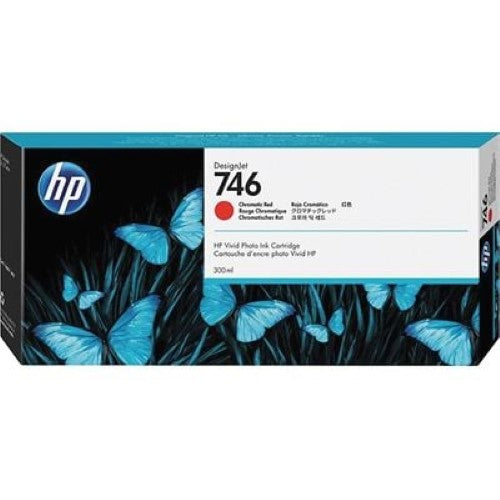 HP 746 300-ml Chromatic Red DesignJet Ink Cartridge (P2V81A)