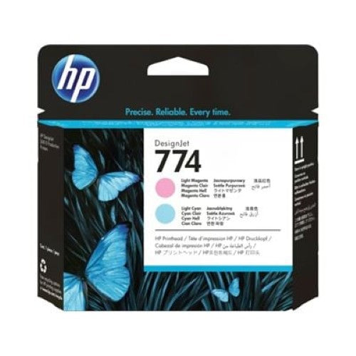 HP 774 Light Magenta/Light Cyan DesignJet Printhead (P2V98A)