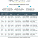 StarTech.com 23 in. Monitor Privacy Screen - Universa (PRIVACY-SCREEN-23M)