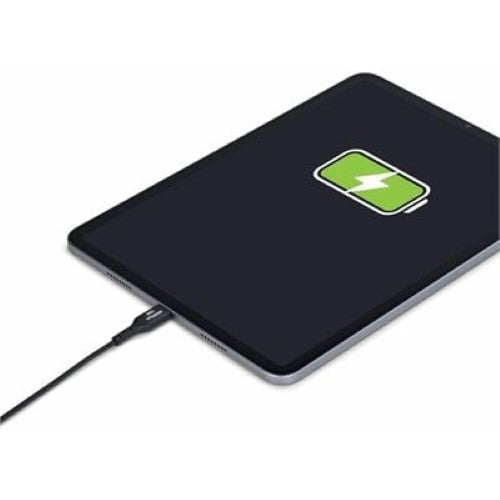 1m USB-A to USB-C Charging Cable Black