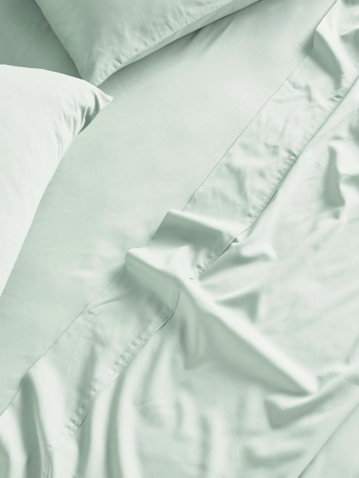 Queen - 500T Bamboo Cotton Blend Sheet Set by Savona - Ice Flow