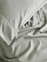 California King - 500T Bamboo Cotton Blend Fitted Sheet by Savona - Silver