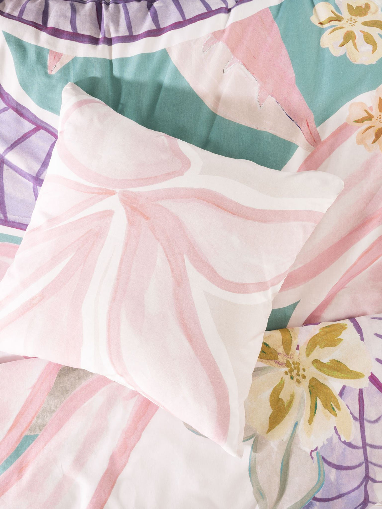 Queen Duvet Cover - Set - Palmetto - SAVONA