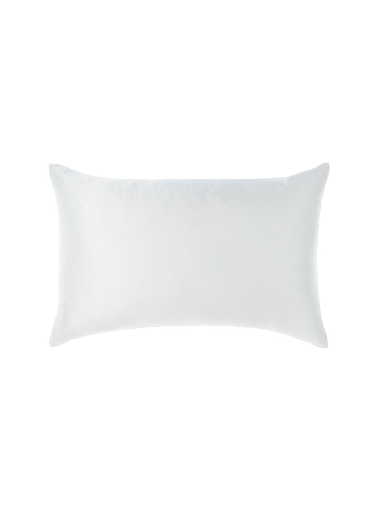 Savona standard white silk pillowcase, 100% silk sateen, offering luxury, comfort, and beauty benefits for skin and hair.