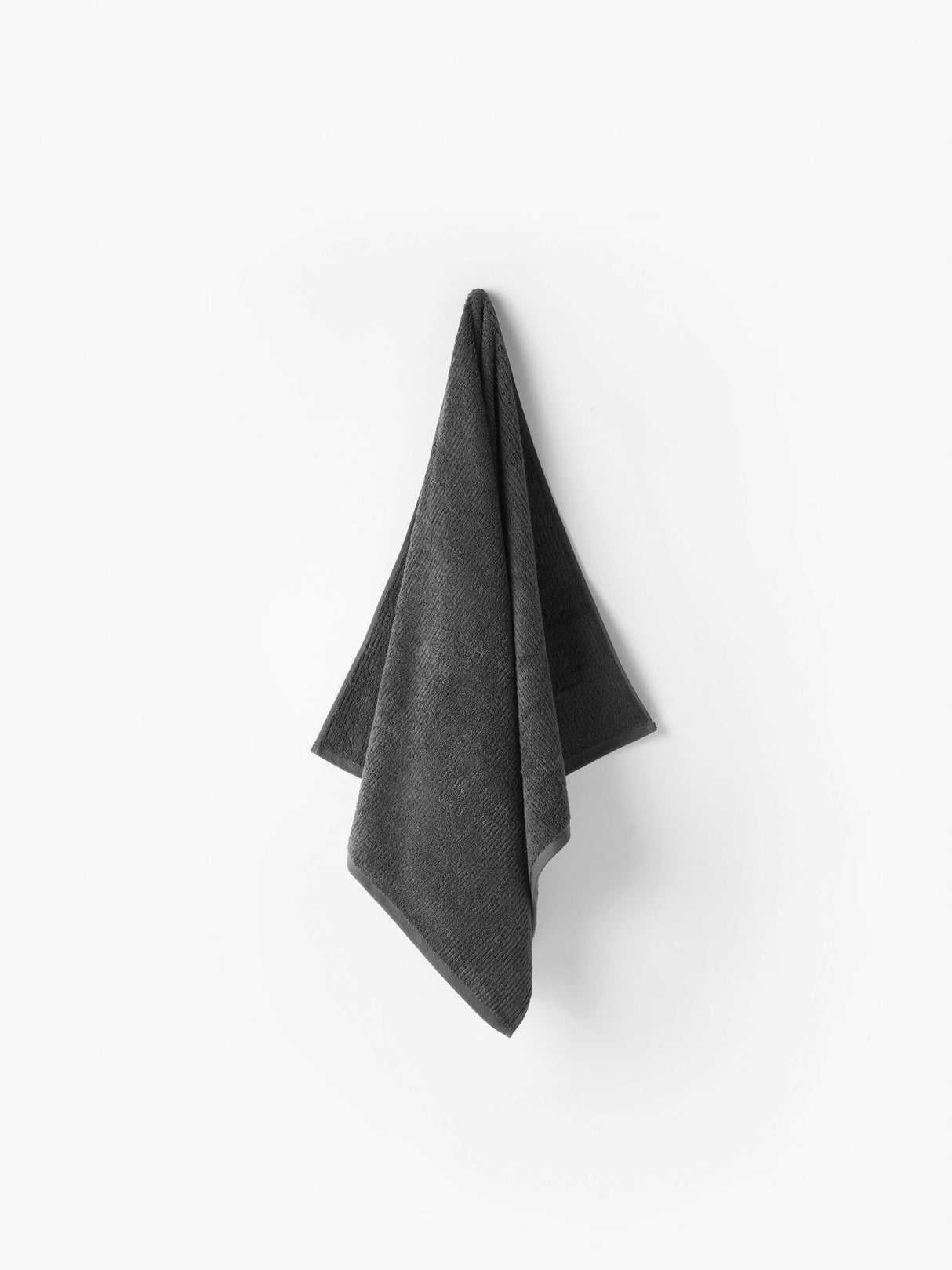 Reed Face Cloth by Savona - Face Cloth-  CHARCOAL