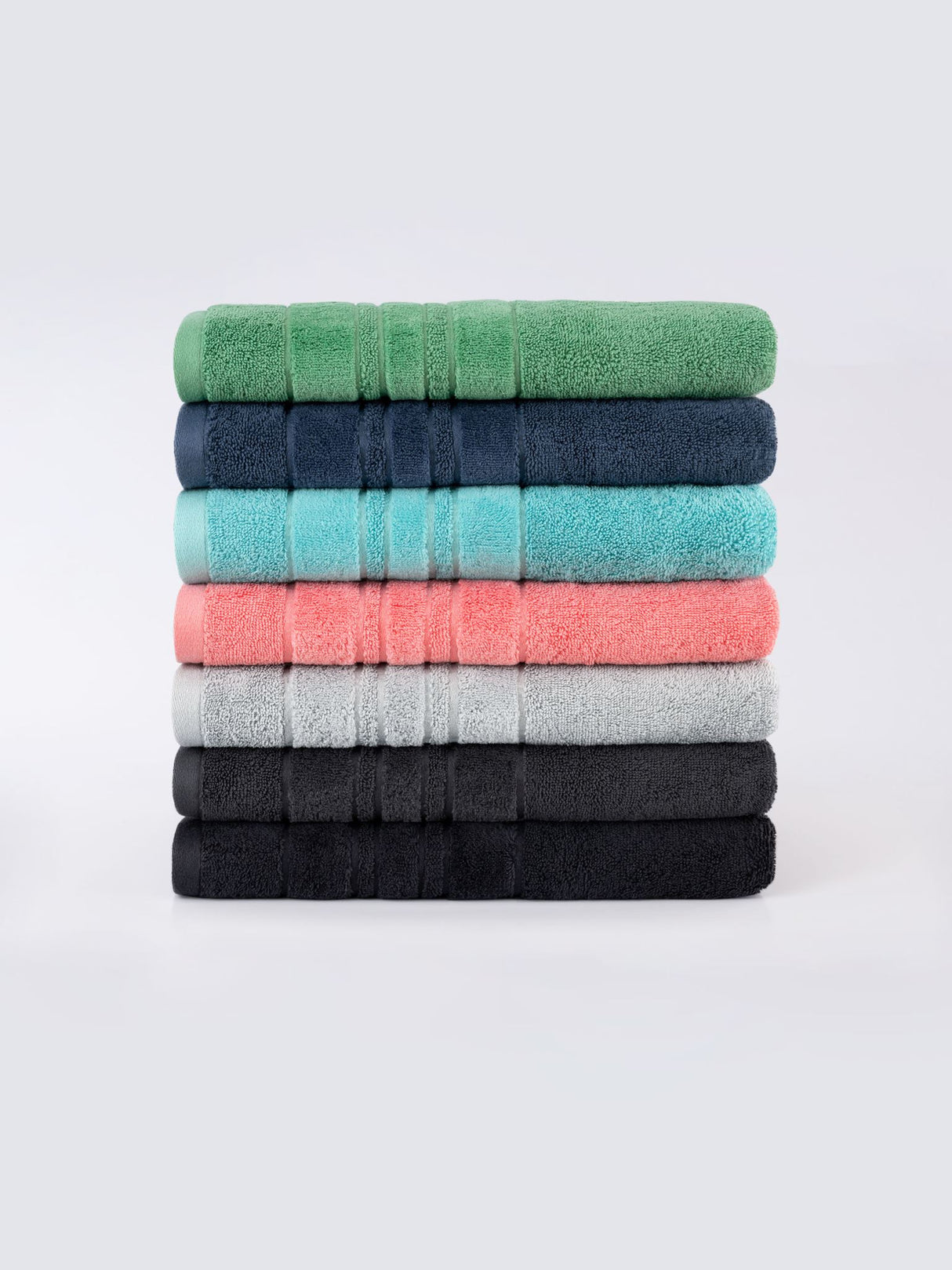 Selene Bath Towel by Savona - Bath Towel-  CARBON