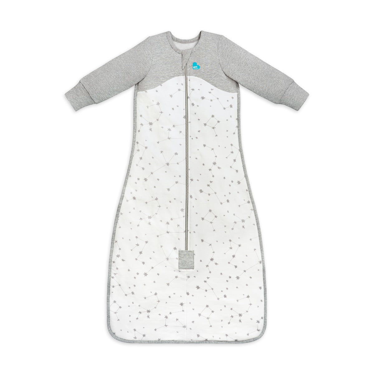 Love to Dream Sleep Bag™ Organic Long Sleeve 1.0 TOG - Stellar White - 6-18m