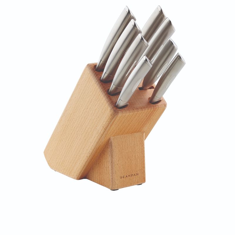 Knife Block Set - Scanpan Classic Steel (9PCE)