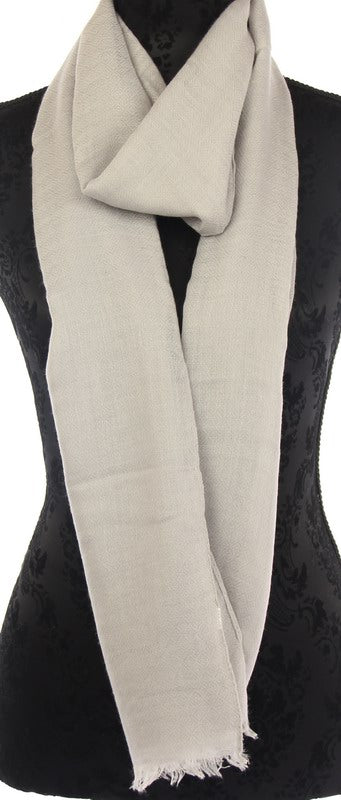 Scarf - Solid Col Textured Diamonds Peach