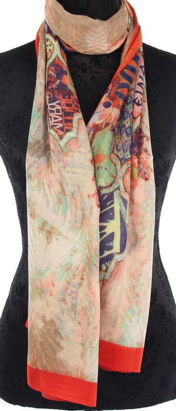 Scarf - Moroccan Pattern  Yellow