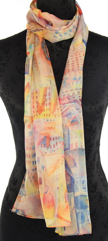 Scarf Artistic Buildings