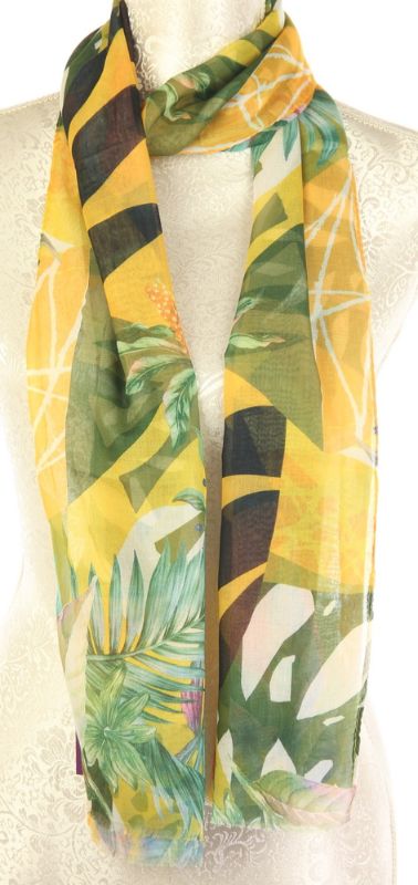 Scarf - Patchwork Jungle Yellow (Set of 2)