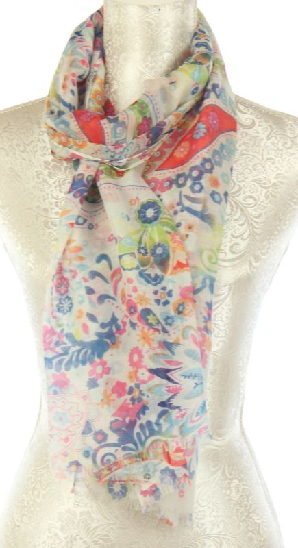 Scarf - Pastel Paisley (Set of 2)