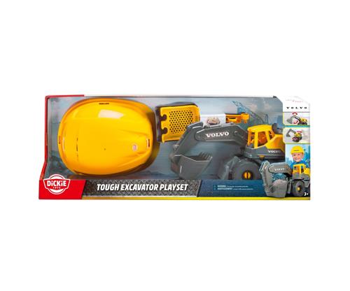 Dickie Volvo Tough Excavator Playset
