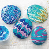 Create Your Own Paint Pour Rocks