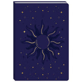 Faux Leather Journal Celestial Sun