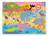 Jnr Jigsaw 45pc Carry & Play African Sarfari