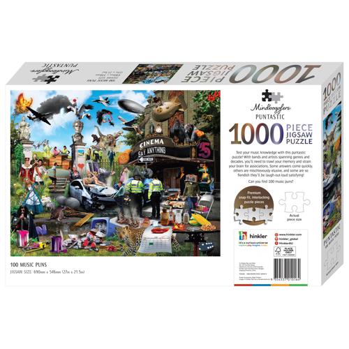 Mindbogglers Puntastic 1000pc Jigsaw - Music