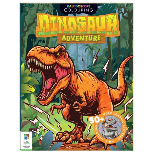 Sticker Colouring Dinosaur Adventure - Kaleidoscope