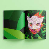 Sticker Mosaics Neon Jungle - Kaleidoscope