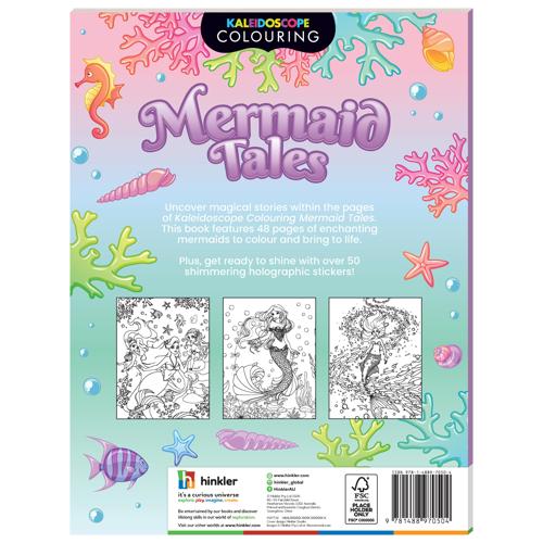 Sticker Colouring Mermaid Tales - Kaleidoscope