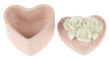Trinket Box - Rose on Heart Pink (2 Units)