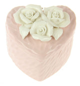 Trinket Box - Rose on Heart Pink (2 Units)