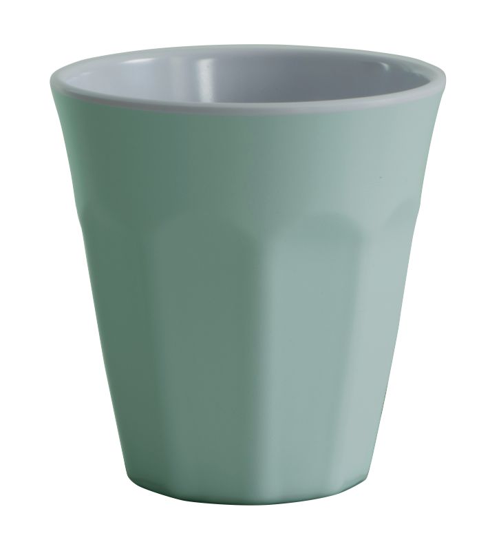 Serroni Cafe Melamine Two Tone 260ml Cup-D-EG Blue
