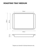 Stainless Steel Roasting Tray 5-Ply Scanpan Elektra 34 x 26 x 2.5cm