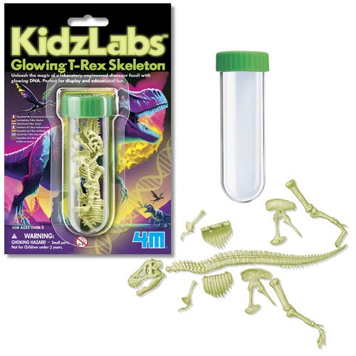 Glowing T-Rex Skeleton