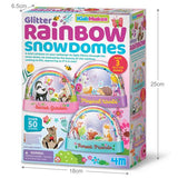 Glitter Rainbow Snow Domes