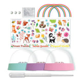 Glitter Rainbow Snow Domes